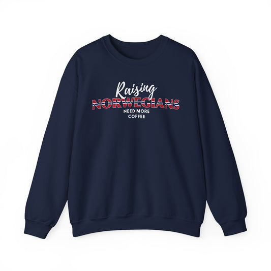 Raising Norwegians Sweatshirt Norwegian Sweatshirt Norwegian Mom Norwegian Parenting Norwegian Dad