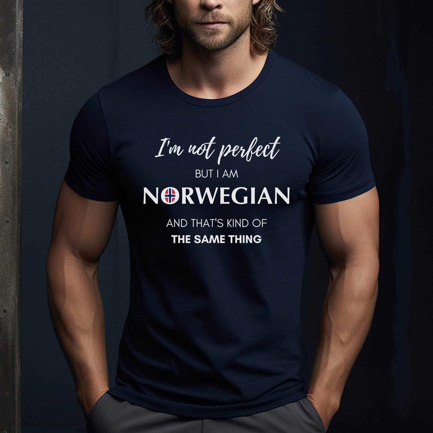 I'm not Perfect but I am Norwegian T-shirt Norway Tee for Norwegian Gift