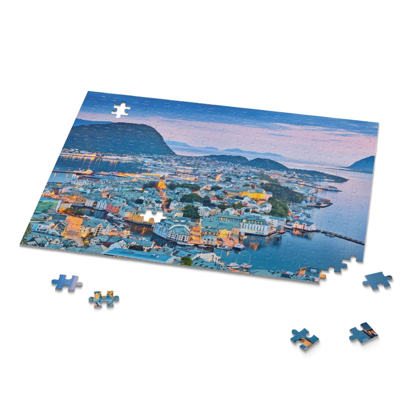 Aalesund Jigsaw Puzzle Alesund Norway Puzzle (120, 252, 500 Pieces)