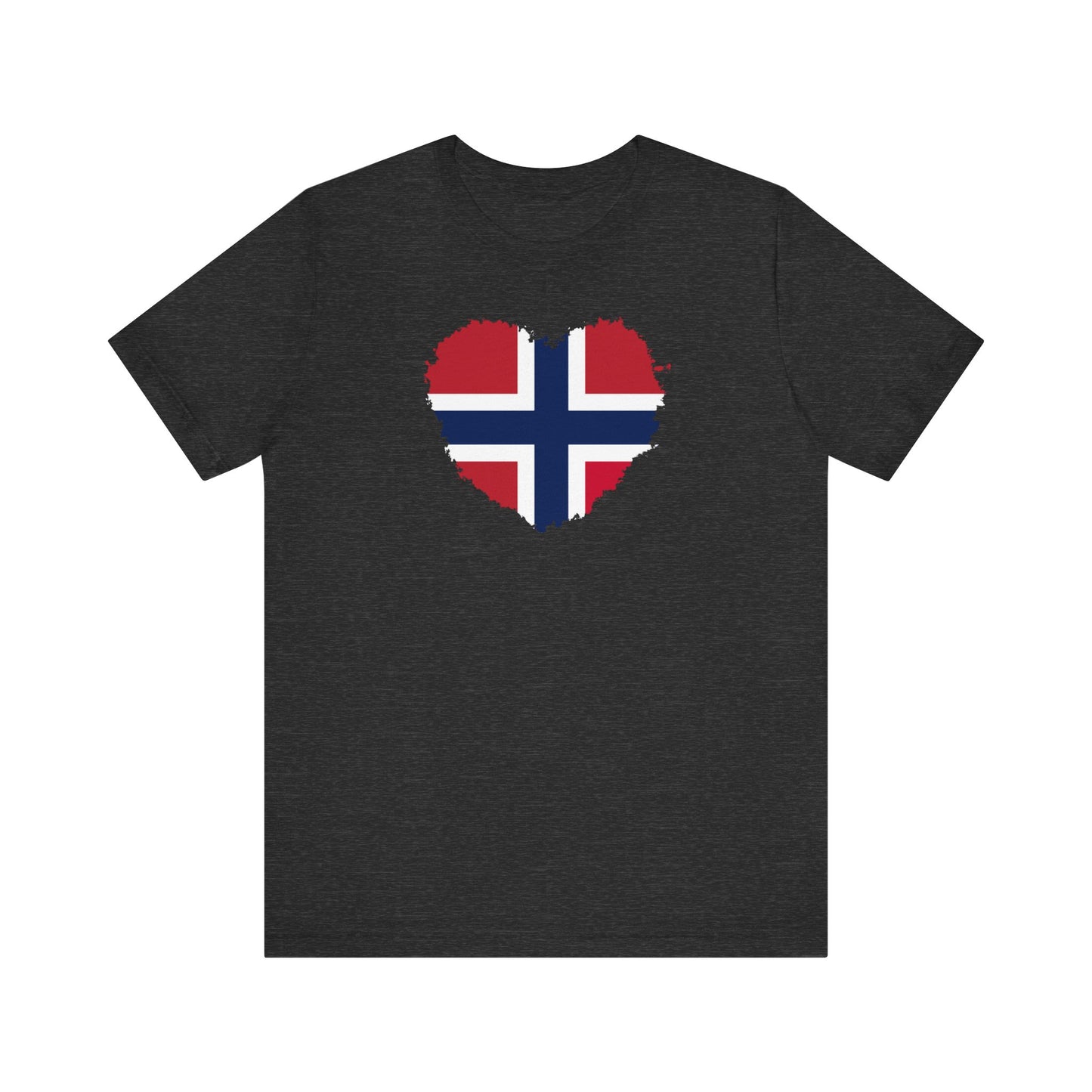 Norway Flag Heart T-shirt Norwegian Flag Tee Norway Travel May 17th