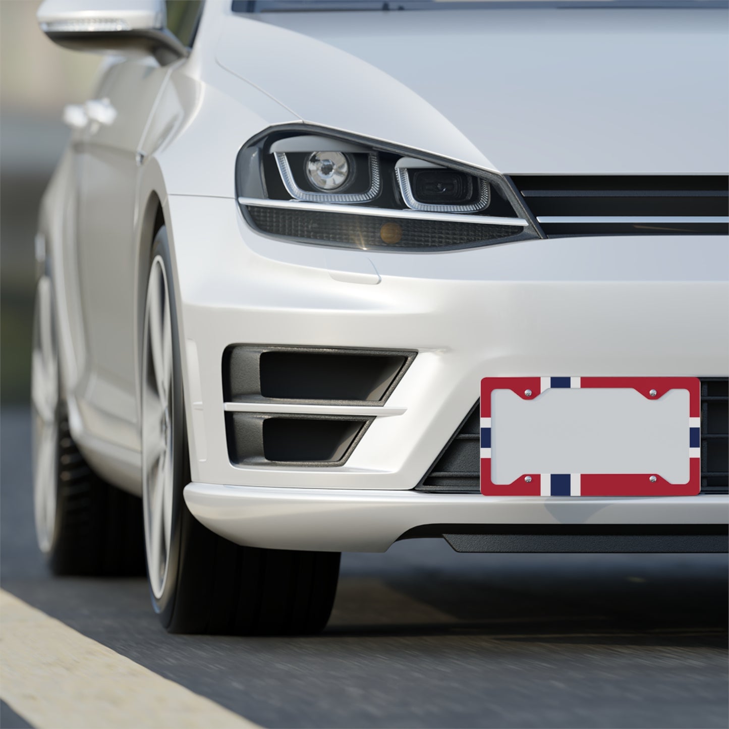 Norway License Plate Frame Norwegian License Plate Frame Norway Flag Car Gift