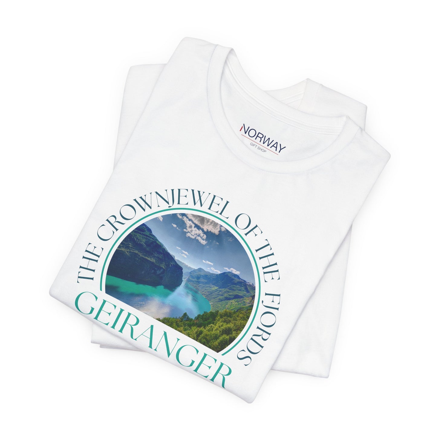 Sapphire View – Geirangerfjord Men’s Norway T-Shirt