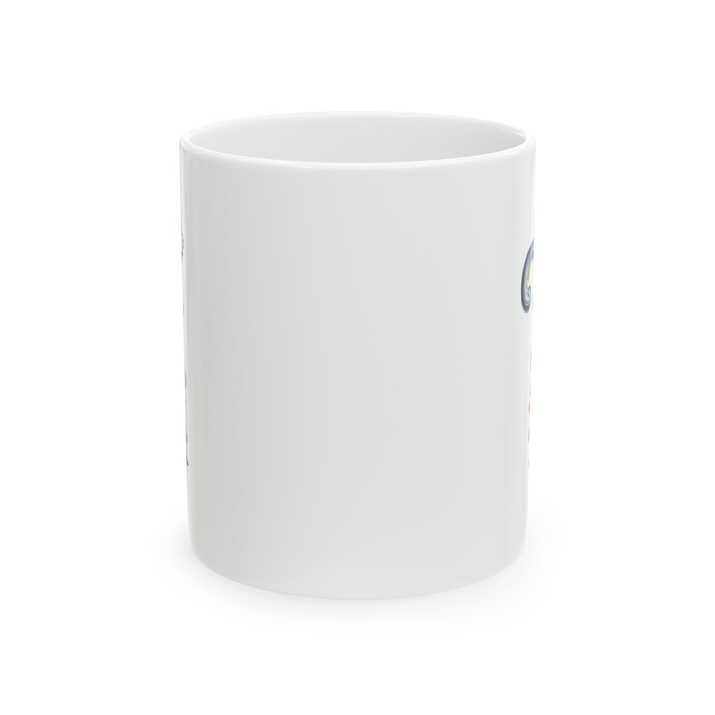 I Norwegian Rosemaling Mug Norway Alphabet Coffee Mug 11oz