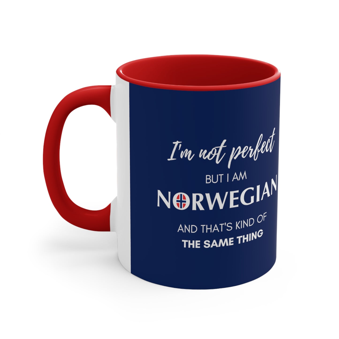 I'm not perfect, but I am Norwegian Mug Norway Mug Gift from Norway 11oz