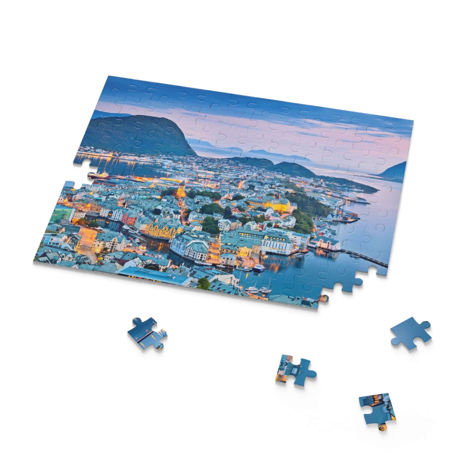Aalesund Jigsaw Puzzle Alesund Norway Puzzle (120, 252, 500 Pieces)