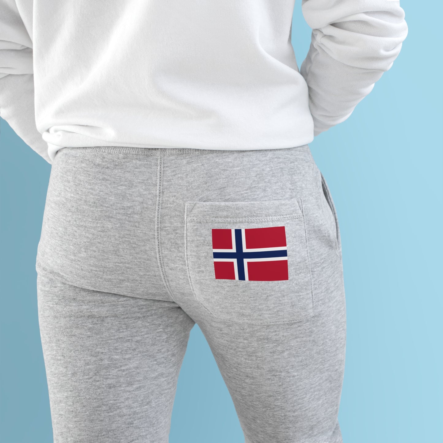 Norway Joggers Unisex Fleece Norwegian Pants Norway Flag Koselig Sweatpants