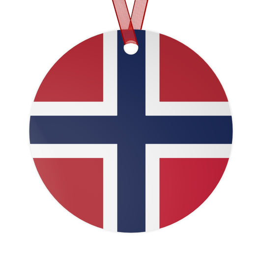 Norway Flag Christmas Ornament Norwegian Flag Souvenir May 17th Decor
