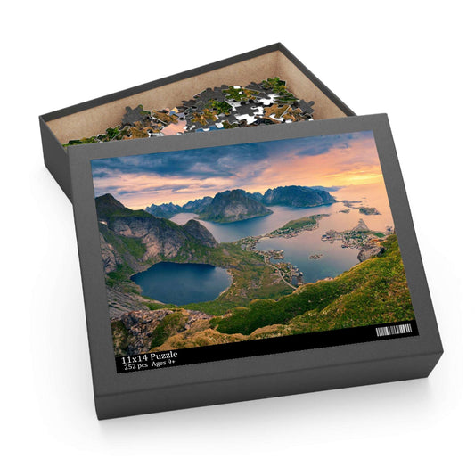 Lofoten Jigsaw Puzzle Norway Puzzle Lofoten Puzzle (120, 252, 500-Pieces)