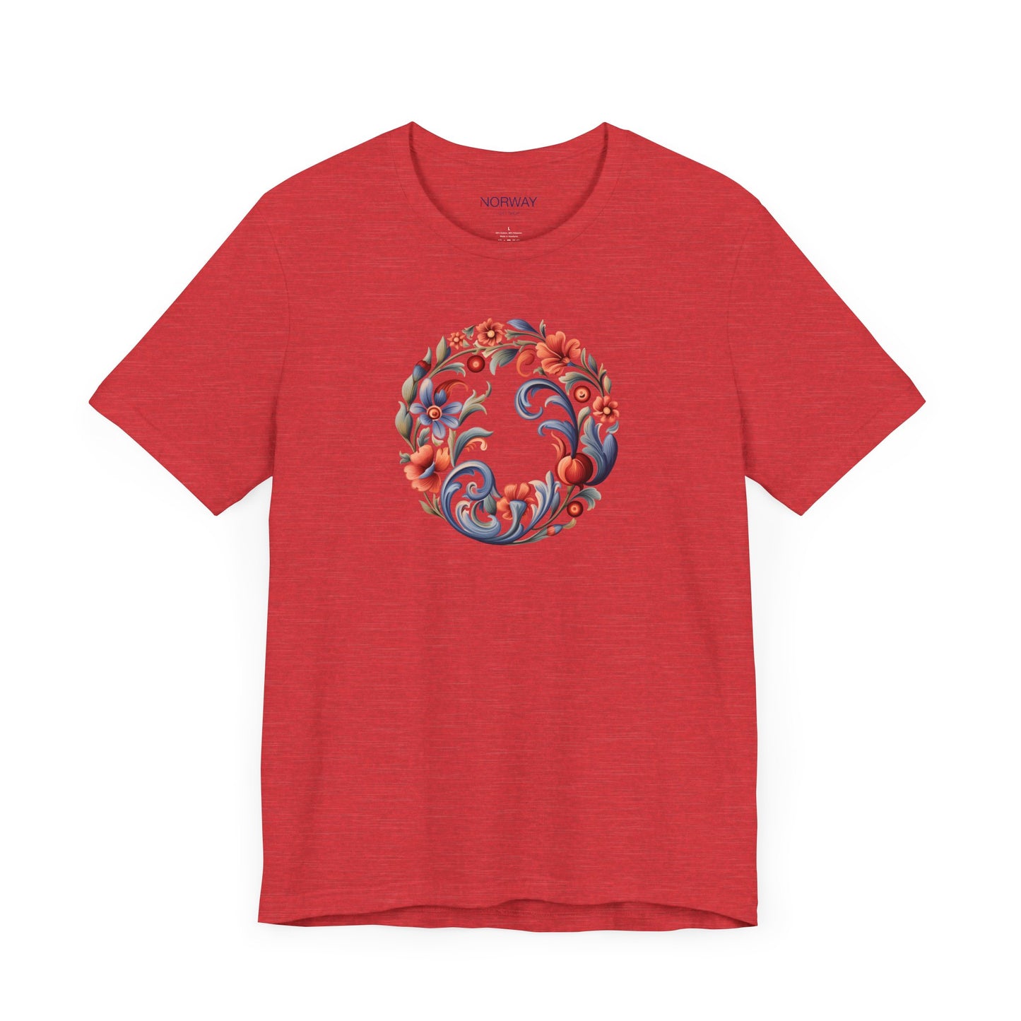 O Monogram T-Shirt – Rosemaling Norwegian Letter Tee