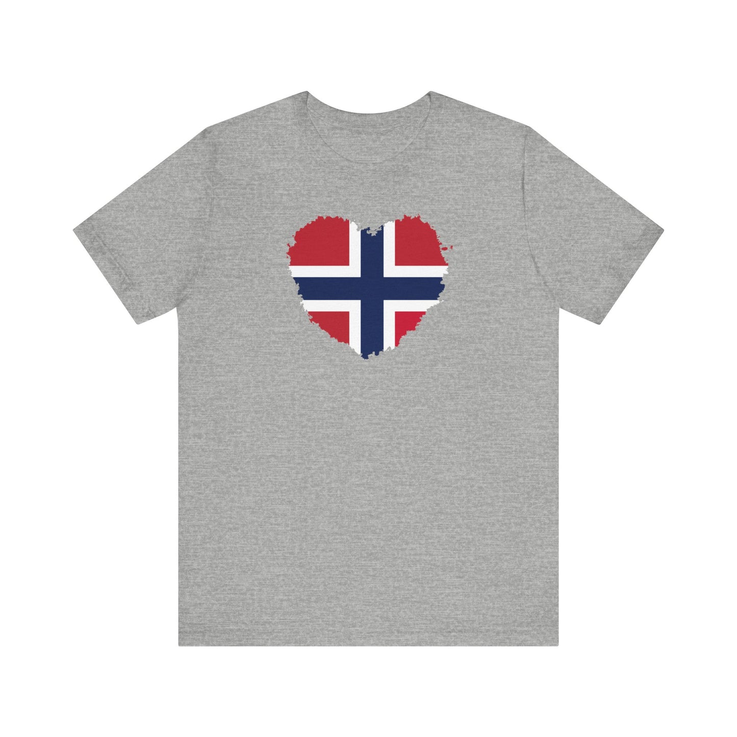 Norway Flag Heart T-shirt Norwegian Flag Tee Norway Travel May 17th