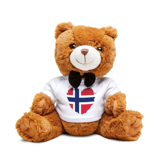 Heart of Norway Teddy Bear Norwegian Teddy Bear Norway Toy Norwegian Gift for Kids