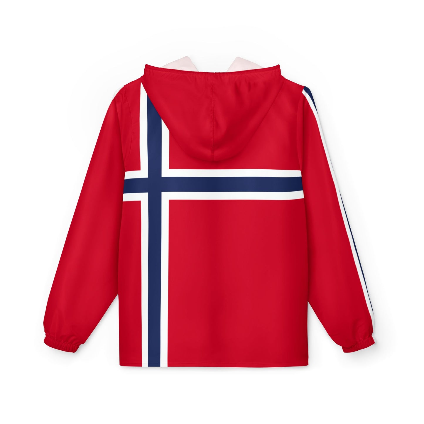 Norway Windbreaker Jacket Norwegian Flag Jacket Unisex Rain Jacket Norway Gift Nordic Sports Jacket Soccer Fan Jacket