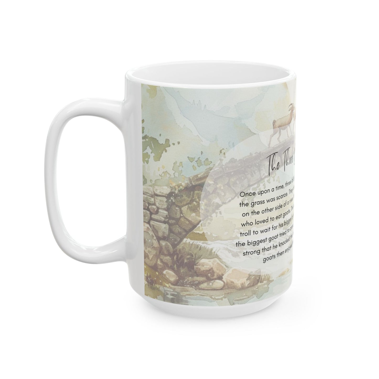 The Three Billy Goats Gruff Mug Fairytale Mug (11oz, 15oz) Christmas Gift