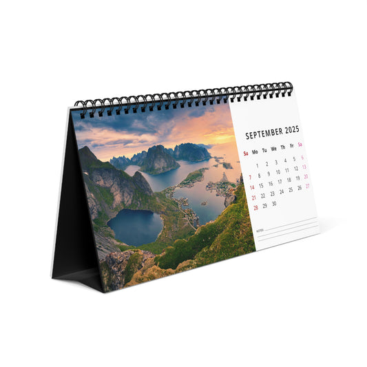 2025 Desk Calendar from Norway Calendar Norwegian gift Calendar 2025 Office Calendar Norway Gift Calendar Norwegian Heritage Northern Lights