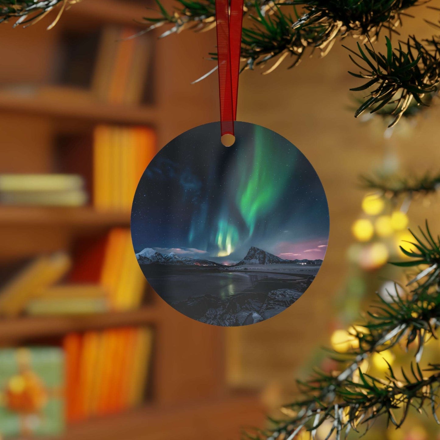 Celestial Aurora Northern Lights Ornament Christmas Ornament Norwegian Christmas Decor from Norway Gift for Christmas Norwegian Gift