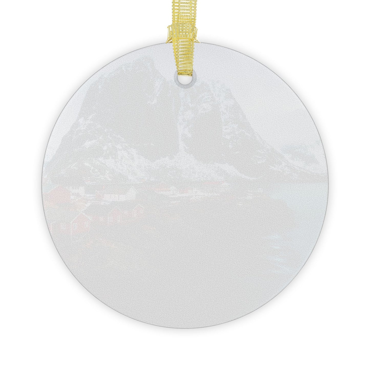 Reine Norway Glass Ornament Norwegian Christmas Ornament Christmas in Norway