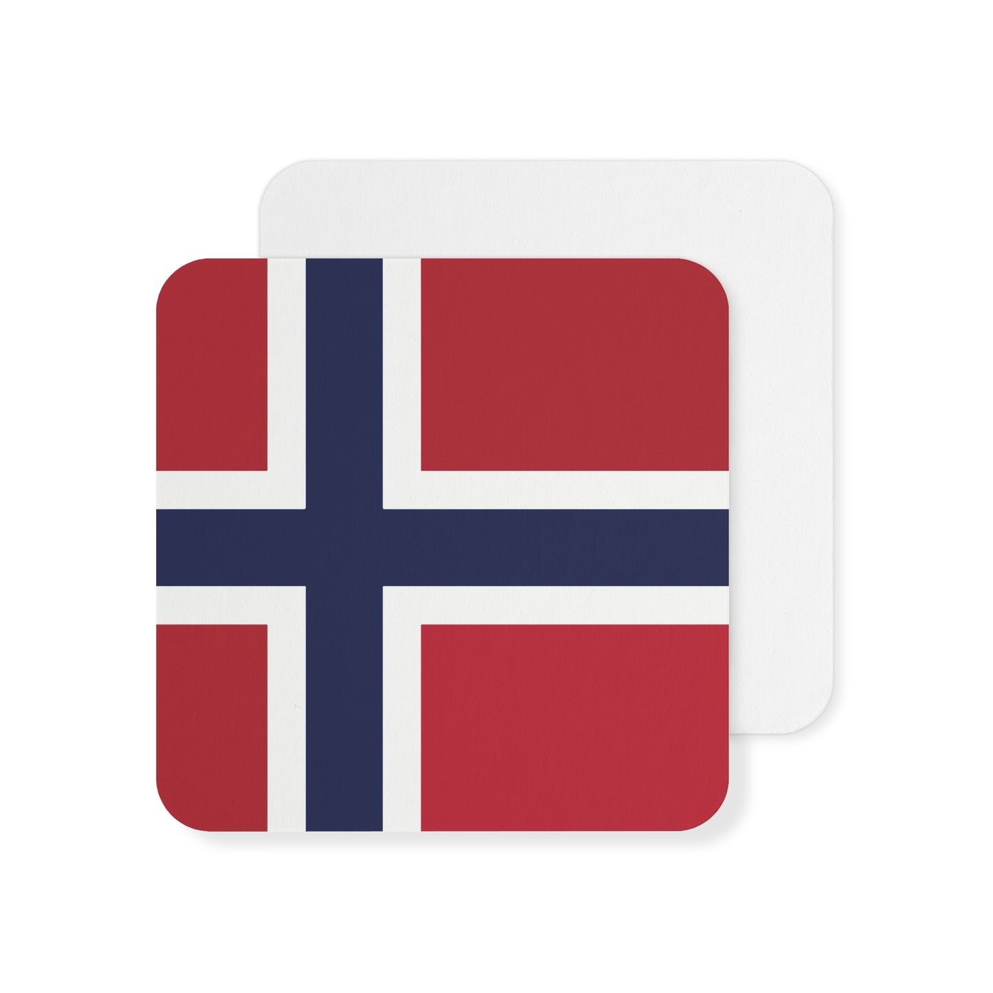 Norwegian Flag Coasters May 17th Coasters Norway Coasters Syttende Mai (50, 100 pcs)