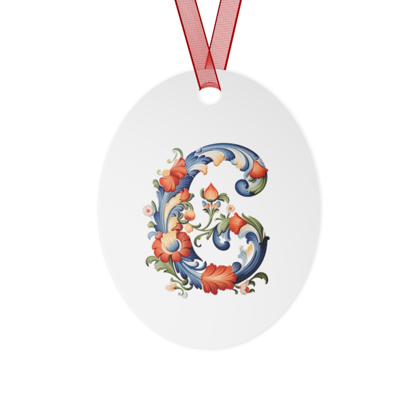 C Rosemaling Christmas Ornament Norwegian Family Ornament