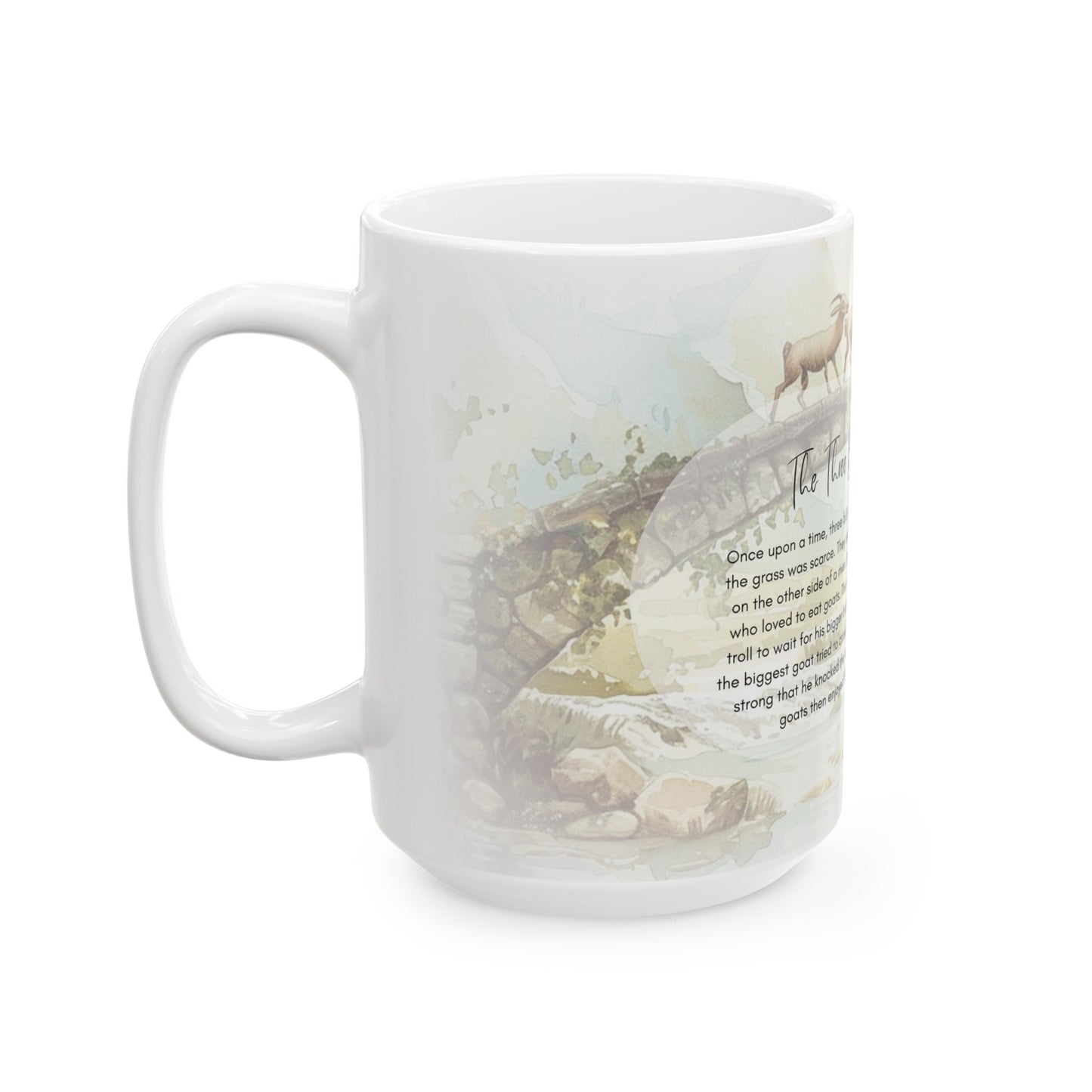 The Three Billy Goats Gruff Mug Fairytale Mug (11oz, 15oz)