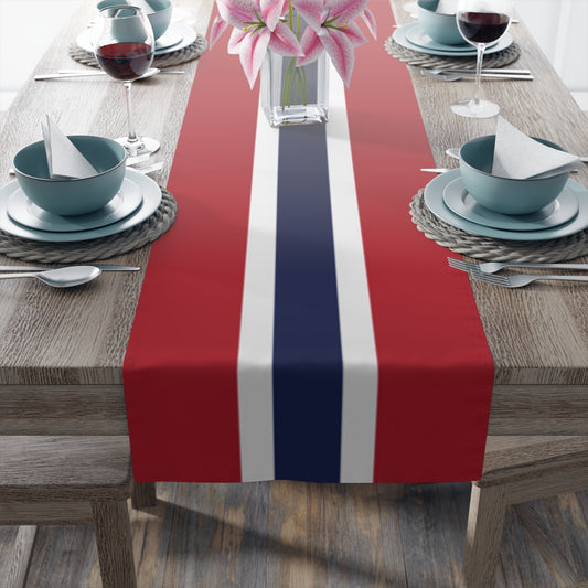 Norway Table Runner May 17th Decorations Syttende Mai Norway Fest Norwegian Table Runner