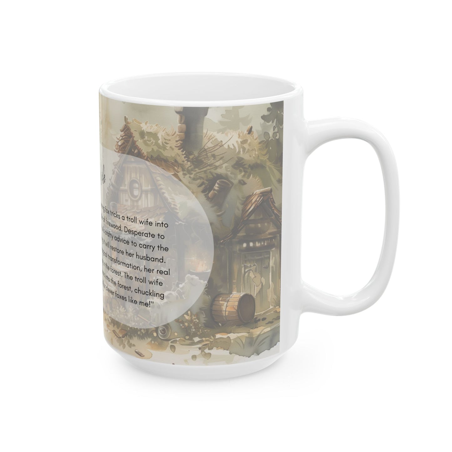 The Troll Wife Mug Fairytale Mug Fairytale Mug Collection (11oz, 15oz) Christmas Gift