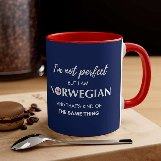 I'm not perfect, but I am Norwegian Mug Norway Mug Gift from Norway 11oz