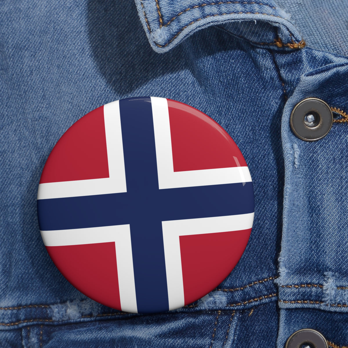 Norwegian Ruck Pin Norway Flag Pin Buttons May 17th Pin Norwegian Pin Syttende Mai ...