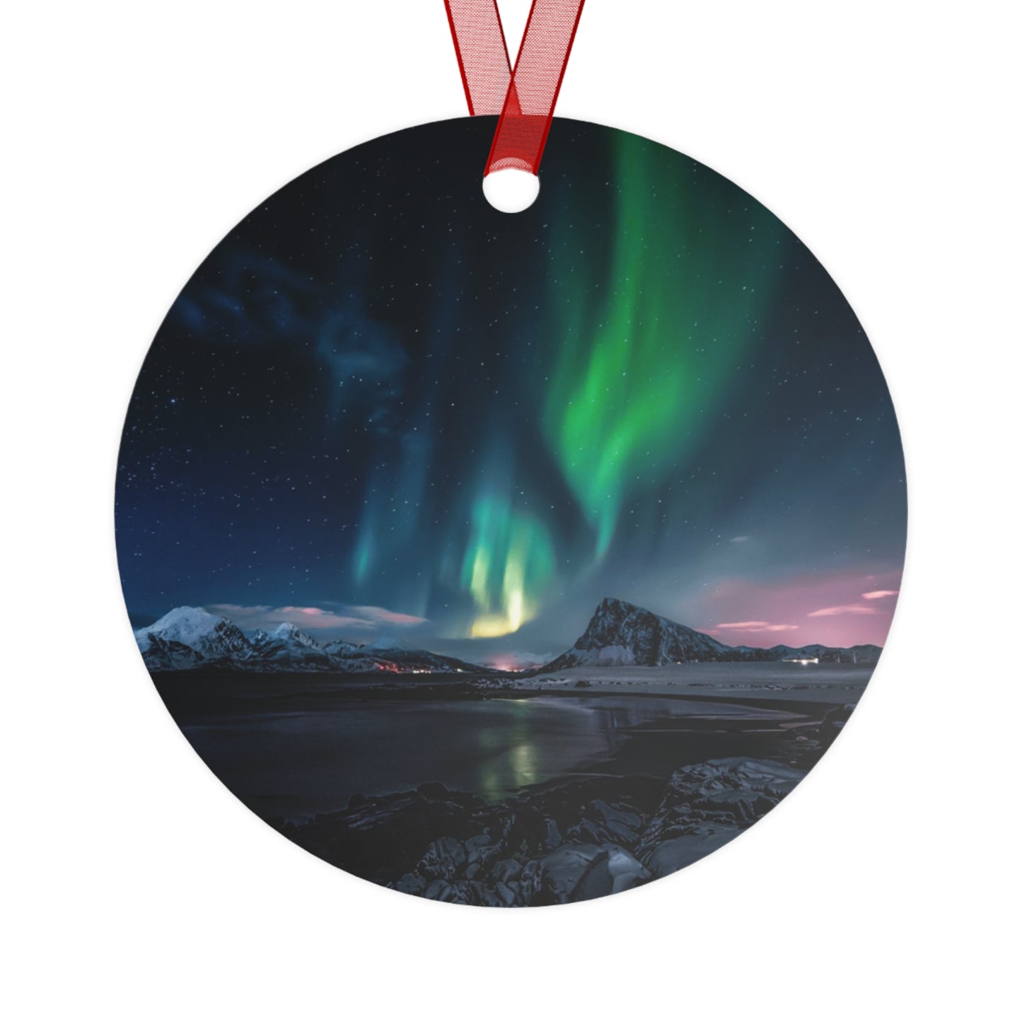 Celestial Aurora Northern Lights Ornament Christmas Ornament Norwegian Christmas Decor from Norway Gift for Christmas Norwegian Gift