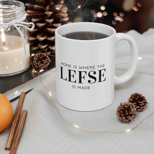 LEFSE Mug Norwegian Gift for Mom Mug Norway Gift for Norwegian Lefse Mug Koselig Gift from Norway Lefse Gift Norwegian Heritage Home Decor