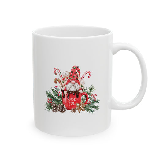 Nisse Mug Christmas Mug God Jul Mug Norwegian Christmas Mug Nisse 11oz