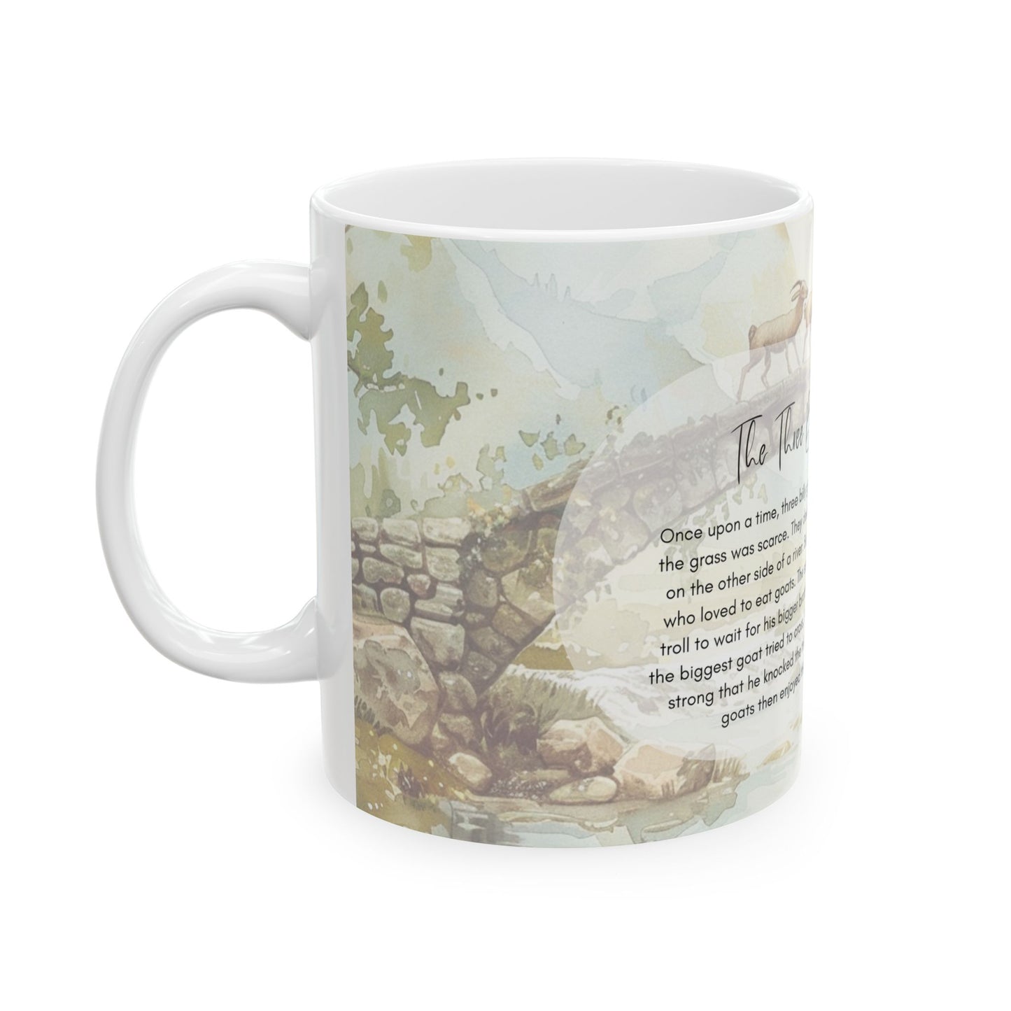 The Three Billy Goats Gruff Mug Fairytale Mug (11oz, 15oz) Christmas Gift
