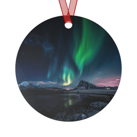 Celestial Aurora Northern Lights Ornament Christmas Ornament Norwegian Christmas Decor from Norway Gift for Christmas Norwegian Gift