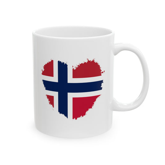 Hearts of Norway Mug Norway Heart Mug Norway Flag Mug May 17th Mug Syttende Mai