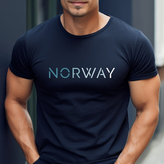Norway T-shirt for Men Norwegian Shirt Norway Tee Norwegian Gift Norway Souvenir